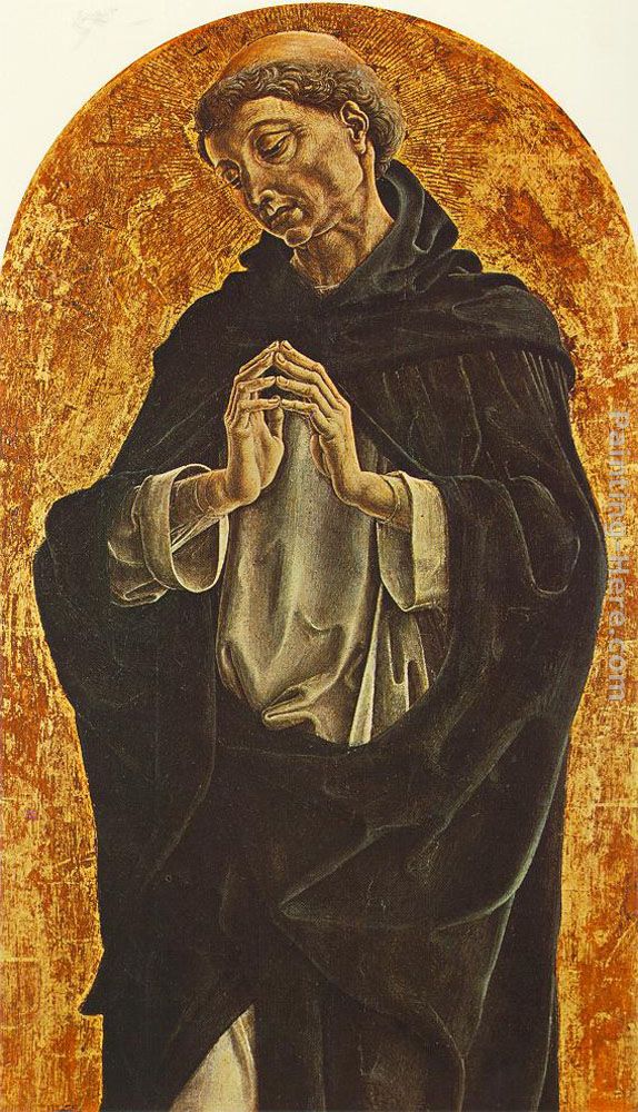 St Dominic painting - Cosme Tura St Dominic art painting